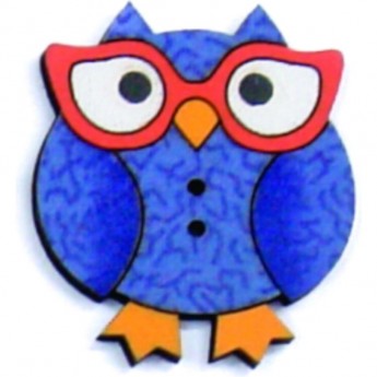 Декоративные пуговицы Сова AURORA AU-B4539 Декоративные пуговицы Сова AURORA AU-B4539