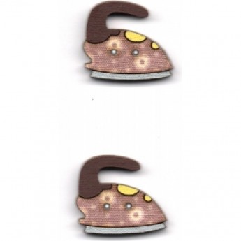 Декоративные пуговицы Утюги AURORA AU-B49845